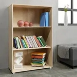 B&uuml;cherregal Vela Eiche 3 F&auml;cher