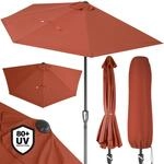 DeubaXXL DE Terrassen-Sonnenschirm Terrakotta UV-Schutz 80+ 108767