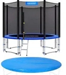 Trampolin &Oslash;366cm inkl Sicherheitsnetz T&Uuml;V S&Uuml;D GS Abdeckung