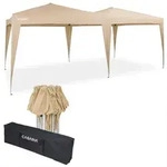 Faltpavillon Beige 3x6m UV-Schutz 50+