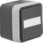 BERKER 30763555, Berker Wechselschalter beleuchtet lichtgrau 30763555