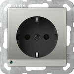 GIRA 4170600, Gira Steckdose LED-Leuchte Edelstahl (lack.) 4170600