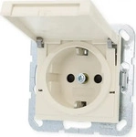 GIRA 441401, Gira Steckdose KD Cremewei&szlig; 441401 - 441401