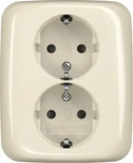 Busch-Jaeger 2TKA00003897, Busch-Jaeger SCHUKO-Doppelsteckdose 202 EUJB-212 -