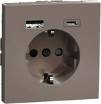 Merten MEG2367-6052, Merten Schuko Steckdose mit USB Ladeger&auml;t MEG2367-6052