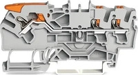 WAGO 2102-5301, WAGO GmbH & Co. KG 3-Leiter-Durchgangsklemme 2,5qmm, grau...
