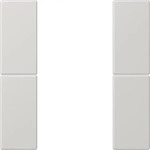 Jung LS502TSALG, Jung Tastensatz, 2fach komplett LS 502 TSA LG - LS502TSALG