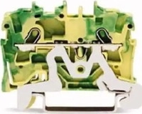 WAGO 2001-1207, WAGO GmbH & Co. KG Schutzleiterklemme 1,5qmm,gr&uuml;n/gelb 2001-1207