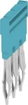 Weidm&uuml;ller 1528080000, Weidm&uuml;ller Querverbinder Polzahl: 3, blau ZQV 4N/3 BL -