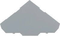 WAGO 280-319, WAGO GmbH & Co. KG Abschlu&szlig;platte grau 280-319 - 280-319