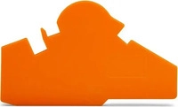 WAGO 282-386, WAGO GmbH & Co. KG Abschlu&szlig;- u.Trennplatte orange, 1,5mm dick 282-386