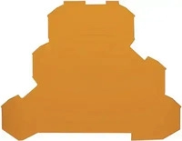 WAGO 2002-2492, WAGO GmbH & Co. KG Abschlussplatte 0,8mm orange 2002-2492
