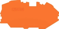 WAGO 2216-7692, WAGO GmbH & Co. KG Abschluss-/Zwischenplatte 1mm orange 2216-7692