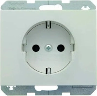BERKER 47157009, Berker SCHUKO-Steckdose pws/gl 47157009