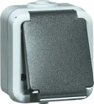 PEHA Elektro 306111, PEHA Elektro Peha SCHUKO-Steckdose 1-fach gr 16A 250V 2-pol. D