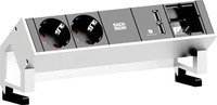 Bachmann 902.228, Bachmann Steckdoseneinheit ws 2xSchutzk.1xUSB1xABD 902.228 - 902228