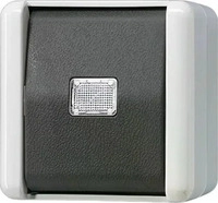Jung 831W, Jung Taster 10AX 250V 1-pol. Schlie&szlig;er 831 W - 831W