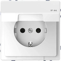 Merten MEG2314-6035, Merten SCHUKO-Steckdose lotosws mit Klappdeckel MEG2314-6035