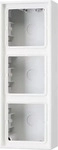 Jung LS583AWW, Jung AP-Kappe 3-fach aws angeformter Rahmen LS 583 A WW - LS583AWW