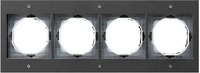 GIRA 21467, Gira Abdeckrahmen 4f.anth TX44 021467