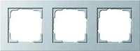GIRA 021325, Gira Abdeckrahmen 3f.alu E2 021325