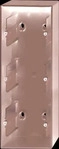 Busch-Jaeger 2CKA001799A0915, Busch-Jaeger Aufputz-Geh&auml;use 3fach, anthrazit 1703-81
