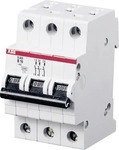 ABB Stotz 2CDS253001R0105, ABB Stotz S&J Sicherungsautomat B,6kA,10A,3P S203-B10 -
