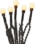Hellum 576764, Hellum LED-Lichterkette m.Perlen 80-tlg.ww inn/au&szlig;en 576764