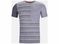 Ortovox Men's 185 Rock'n'Wool Short Sleeve - Funktionsshirt grey blend XL