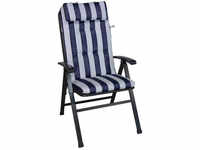 Angerer Freizeitmöbel Stuhlauflage für Hochlehner blau-weiß 2103.125