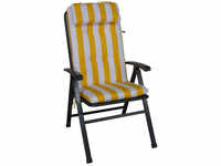 Angerer Freizeitmöbel Stuhlauflage für Hochlehner gelb-weiß 2103.015
