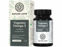 Nature Love NL-4260488132617, Nature Love Veganes Omega 3 | 45 Kapseln | aus...