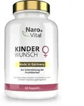 NaroVital Kinderwunsch | 60 Kapseln | mit Fols&auml;ure, Eisen, Zink,...