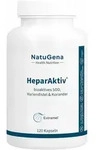 NatuGena HeparAktiv | 120 Kapseln | mit Mariendistel, L&ouml;wenzahn, Spirulina &