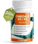 ProFuel Omega-3 D3 + K2 | 600 mg DHA | 300 mg EPA | 1000 IE Vitamin D3 | mit...