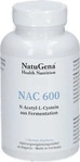 NatuGena NAC 600 | 90 Kapseln | hochwertiges N-Acetyl-L-Cystein | hergestellt in