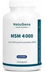 NatuGena MSM 4000 | 150 Kapseln | hochreines Methylsulfonylmethan | aus...