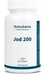 NatuGena Jod 200 | 120 Kapseln | 200 &mu;g nat&uuml;rliches Jod pro Kapsel | aus