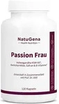 NatuGena Passion Frau | 120 Kapseln | Ashwagandha KSM 66&reg;, Maca, Bockshornklee,