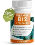 ProFuel Vitamin B12 + Fols&auml;ure | 365 Tabletten | 500 &mu;g Vitamin B12 pro...