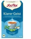 Yogi Tea Klarer Geist | 17 Beutel | Kr&auml;utertee mit Zitronengras & Minze | bio 