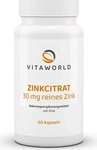 PZN-DE 11050478, Vitaworld 11050478, Vitaworld Zinkcitrat 30 mg | 60 Kapseln 