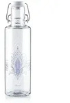 soulbottles just breathe Glas Trinkflasche | 600 ml | auslaufsicher | plastikfrei