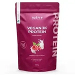 nutri+ 3K Proteinpulver | 1000 g | Proteinpulver mit 3 pflanzlichen Proteinen | vegan