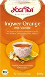 Yogi Tea Ingwer Orange mit Vanille | 17 Beutel | Kr&auml;utertee | bio | vegan,