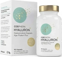 Cosphera Hyaluron | 90 Kapseln | Hyalurons&auml;ure mit Vitamin C, B12, Zink &