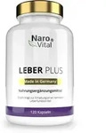 NaroVital Leber Plus | 120 Kapseln | Artischocken & Mariendistel Komplex | mit