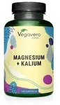 Vegavero Magnesium + Kalium | 180 Kapseln | bioverf&uuml;gbare Citrat-Formen | vegan