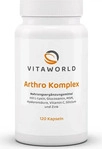 Vitaworld Arthro Komplex | 120 Kapseln | Glucosamin, MSM, Hyalurons&auml;ure & Lysin 
