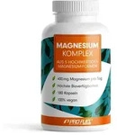ProFuel Magnesium Komplex | 180 Kapseln | aus 5 hochwertigen Magnesium-Formen |...